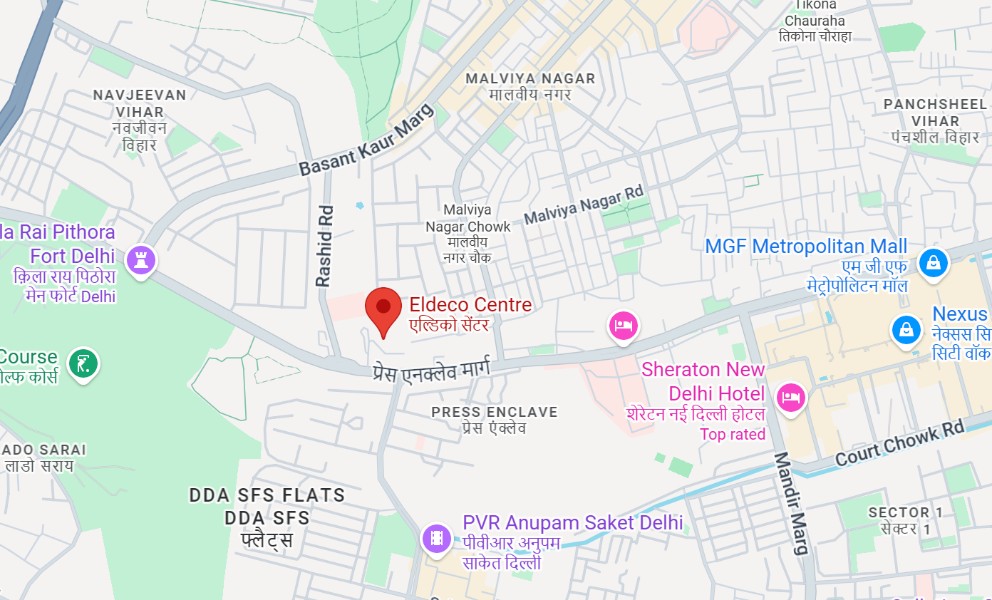 Карта офиса Vito Team в Malviya Nagar, New Delhi